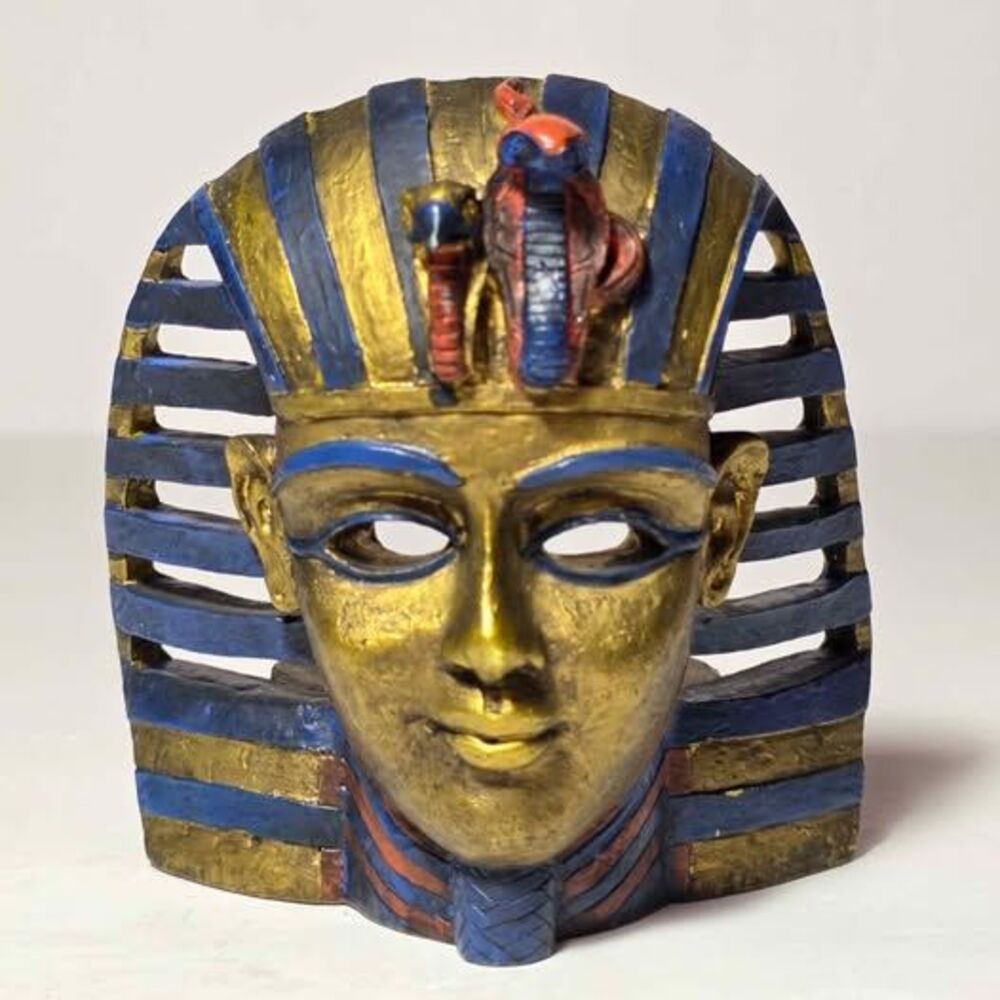 King Tut Mask Votive Candle Holder 1997 Vintage